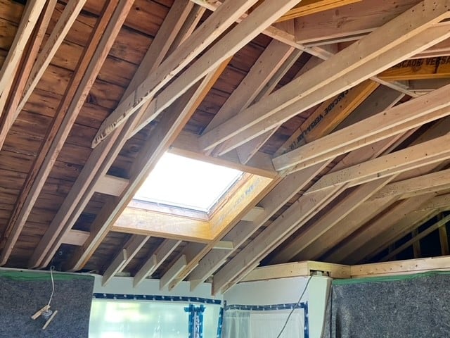 Skylights in Vaulted Ceiling Project