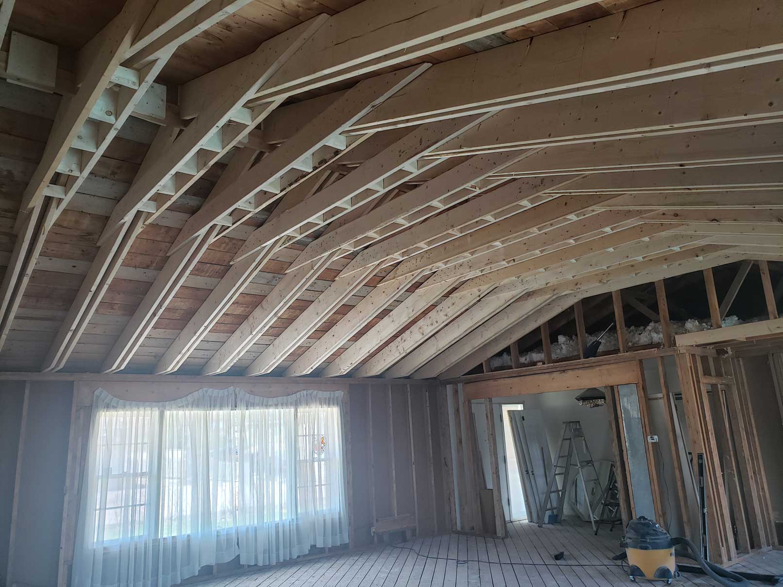 Phase in vaulted ceiling project photo 2