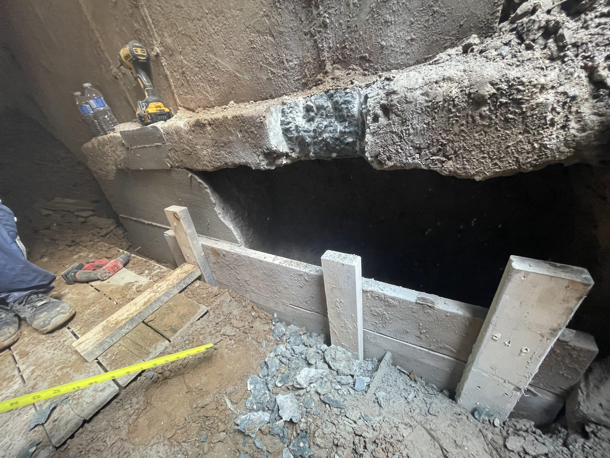 Structural Engineer designed basement underpinning