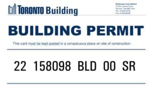 Approved Building Permit Card
